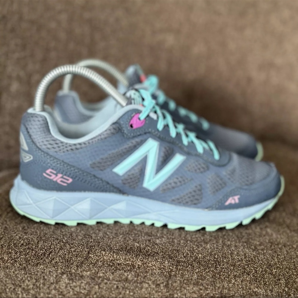 New Balance 512 Athletic Running Training Shoe Womens SZ 6 B WTE512T1 Blue